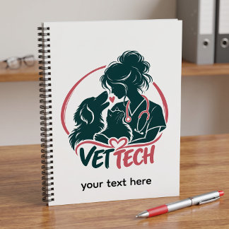 Vet Tech Love Notebook