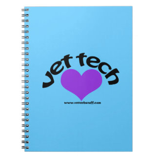 vet tech notebook blue