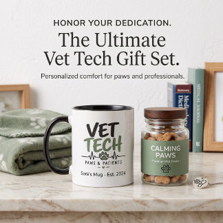 Vet Tech Paws & Patients Mug