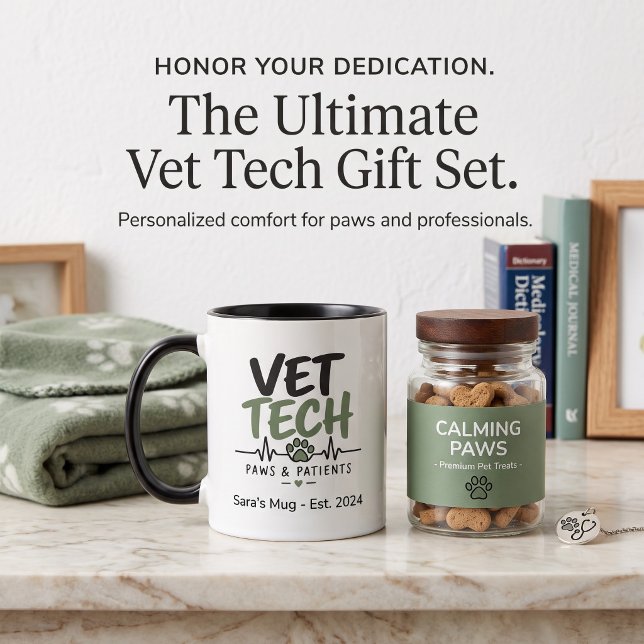 Vet Tech Paws & Patients Mug (Creator Uploaded)