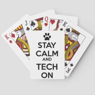 vet tech playing cards