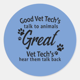 Vet Tech Stickers