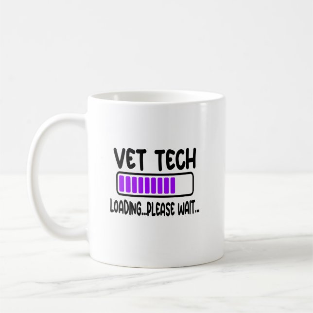 Vet Tech Student Veterinary Technician School Gift Coffee Mug (Left)