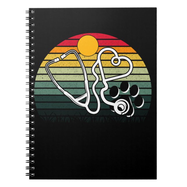 Vet Tech Students Veterinary Technician Notebook (Front)