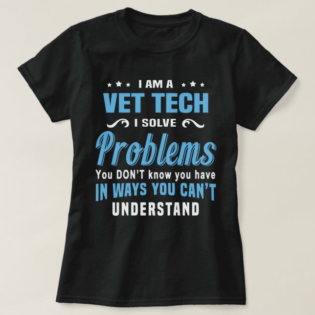Vet tech T-Shirt (Design Front)