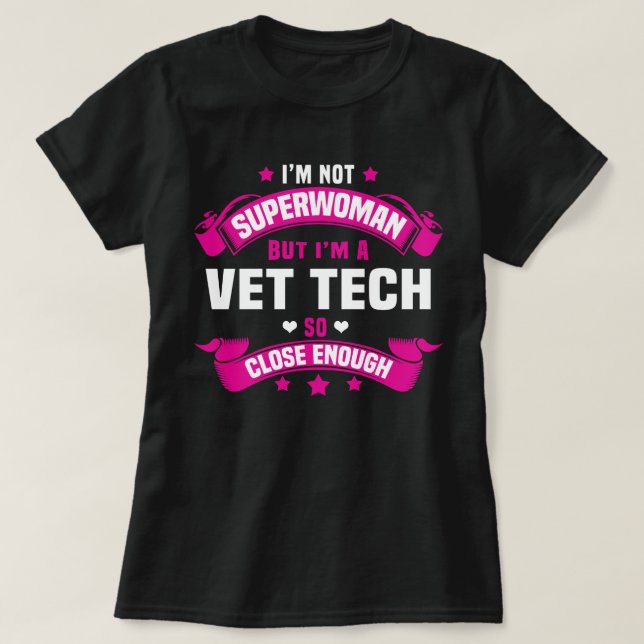 Vet tech T-Shirt (Design Front)