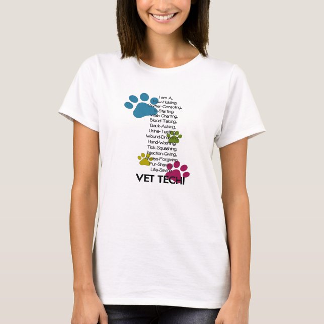 Vet Tech t Shirt (Front)