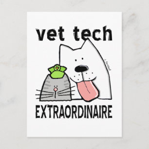 vet+tech vet+tech+gifts vet+tech+gear veterinary+t postcard