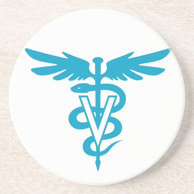 Vet Tech - Veterinary Symbol Coaster (Front)