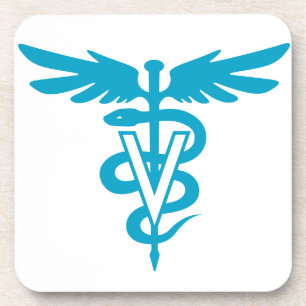 Vet Tech - Veterinary Symbol Coaster