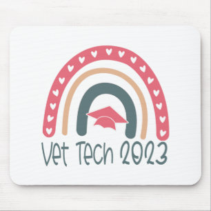 Vet Tech Veterinary Technician Graduation Gift  Mouse Mat