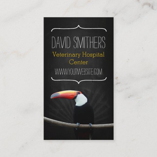 Vet/Veterinary Clinic Hospital Business Card (Front)