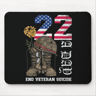 Veteran 22 A Day Take Their Lives End Veteran Suic Mouse Mat