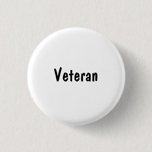 Veteran 3 Cm Round Badge