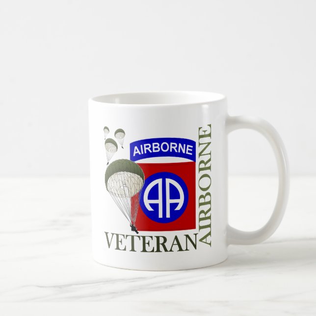 Veteran 82nd Airborne Coffee Mug (Right)