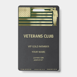 Veteran Badge ID Badge