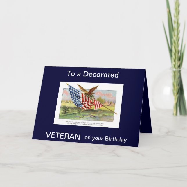 VETERAN BIRTHDAY CARD (Front)
