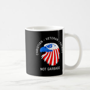 Veteran Christian Veteran Patriot Not Garbage Coffee Mug