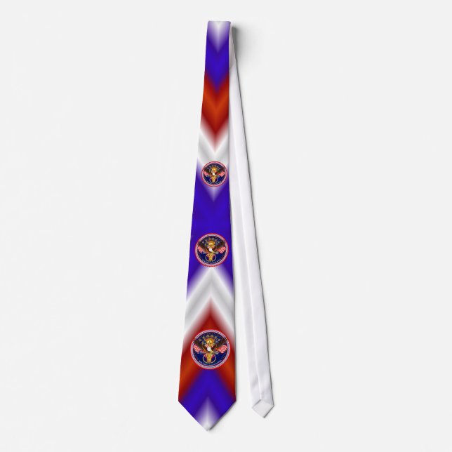 Veteran Customise Edit & Change background colour Tie (Front)