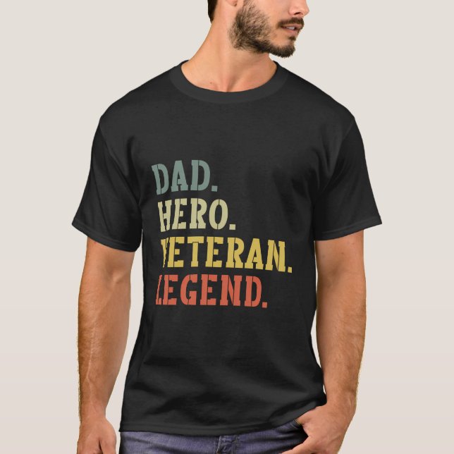 Veteran Dad T-Shirt (Front)