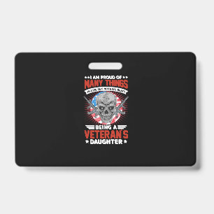 veteran daughter ID badge