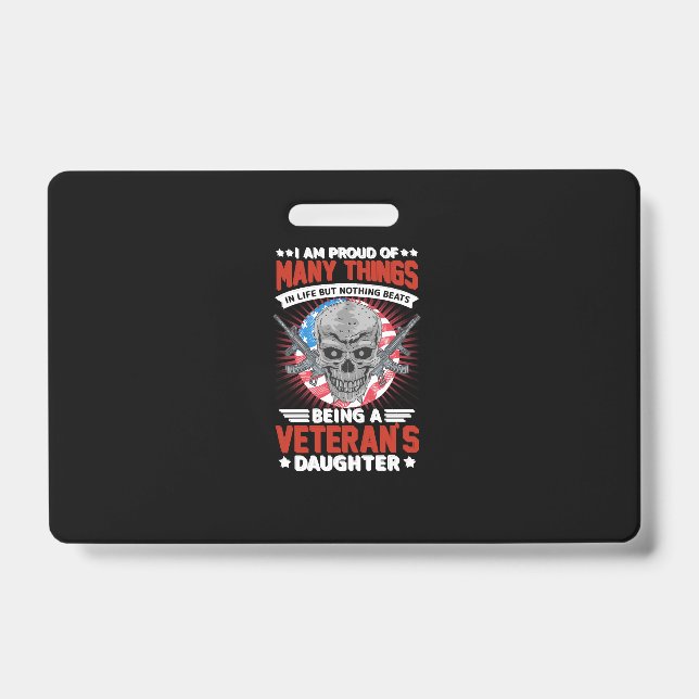 veteran daughter ID badge (Front)