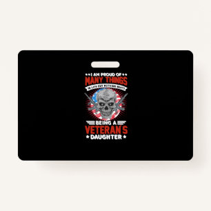 veteran daughter ID badge