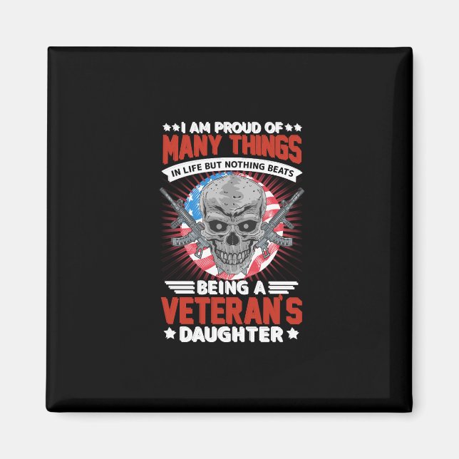 veteran daughter magnet (Front)