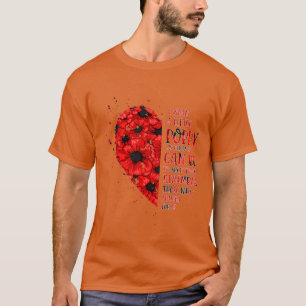 Veteran Day Lest We Forget Red Poppy Flower USA Me T-Shirt