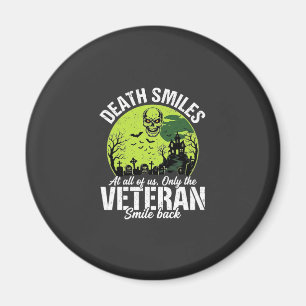 Veteran Death Smiles Halloween Design_1 Magnet