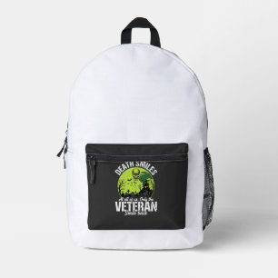 Veteran Death Smiles Halloween Design_1 Printed Backpack