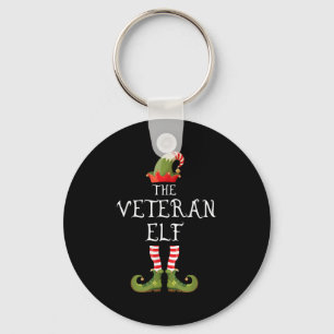 Veteran Elf Family Matching Group Christmas Us Arm Key Ring