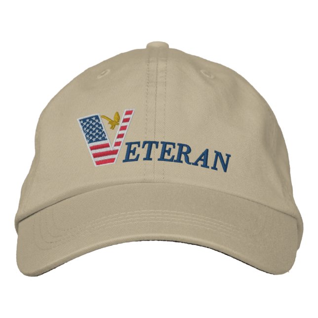 Veteran Embroidered Cap (Front)