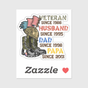 Veteran Father Husband Dad Grandpa Family Gift