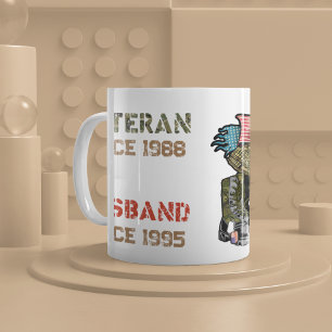 Veteran Father Husband Dad Grandpa Family Gift Coffee Mug