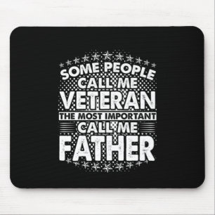 Veteran Father   Proud Military Tribute Mouse Mat
