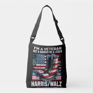 Veteran For Harris Walz Election 2024 Tote Bag