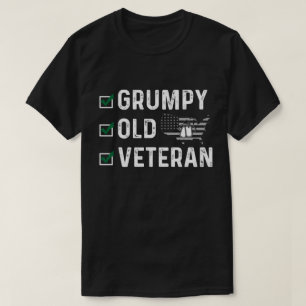 Veteran Gift, Grumpy Old Veteran T-Shirt