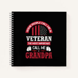 Veteran Grandpa Notebook