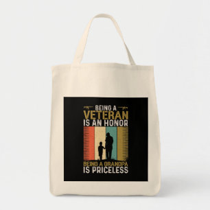 Veteran Grandpa Tote Bag