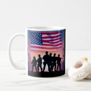 Veteran Hero Soldier 4th of July Independence Day Coffee Mug