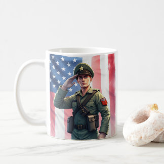 Veteran Hero Soldier 4th of July Independence Day Coffee Mug