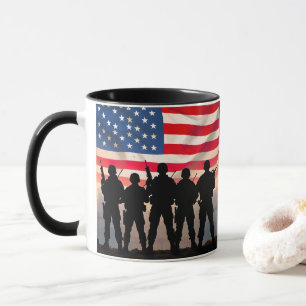 Veteran Hero Soldier 4th of July Independence Day Mug