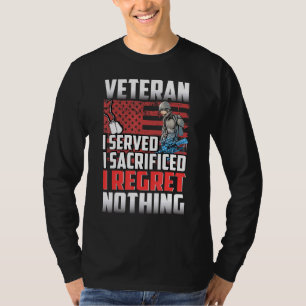 Veteran I Regret Nothing T-Shirt