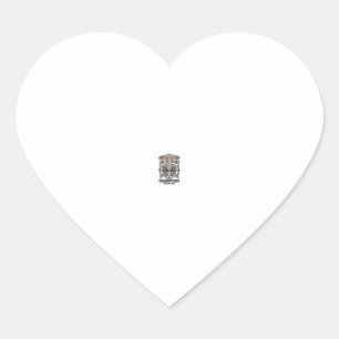 Veteran Like My Father Grandfather Before Me Desig Heart Sticker