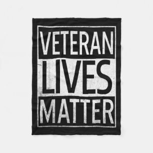 Veteran Lives Suicide Awareness  Fleece Blanket