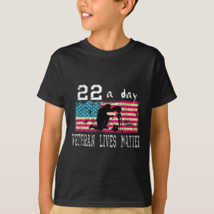 Veteran Lives Suicide Awareness Ptsd Veteran 22 A T-Shirt
