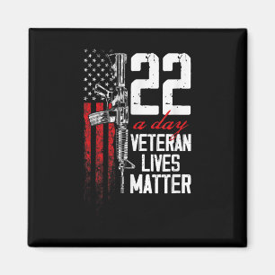 Veteran Lives Suicide Awareness Ptsd Veteran 22 Da Magnet