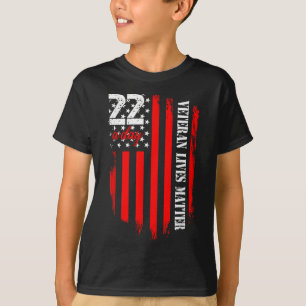 Veteran Lives Suicide Awareness Ptsd Veteran 22 Da T-Shirt