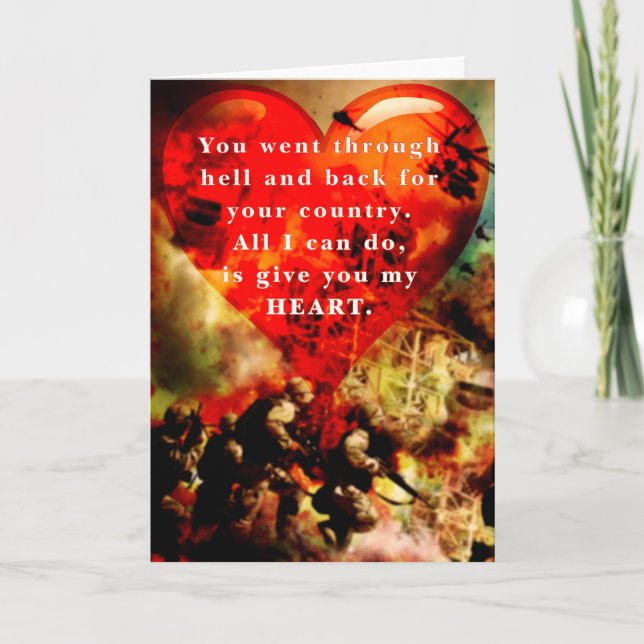 Veteran Love Holiday Card (Front)